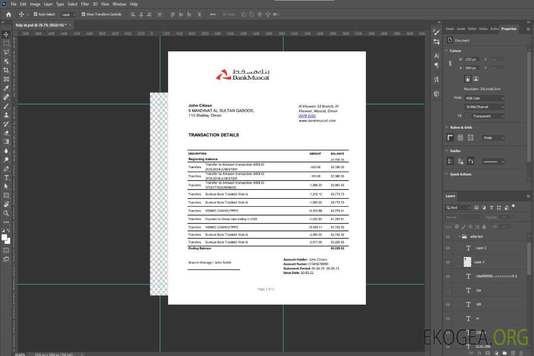 Oman Bank Mascate excel pdf template Oman Bank Mascate excel pdf template